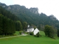 Kirche mit Bergsteigerfriedhof Johnsbach