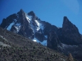 Nelion und Bation - Doppelgipfel des Mount Kenia