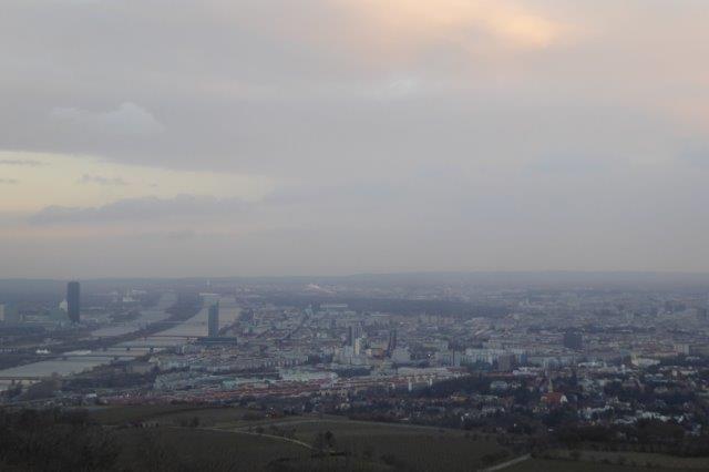 Blick vom Kahlenberg auf Wien