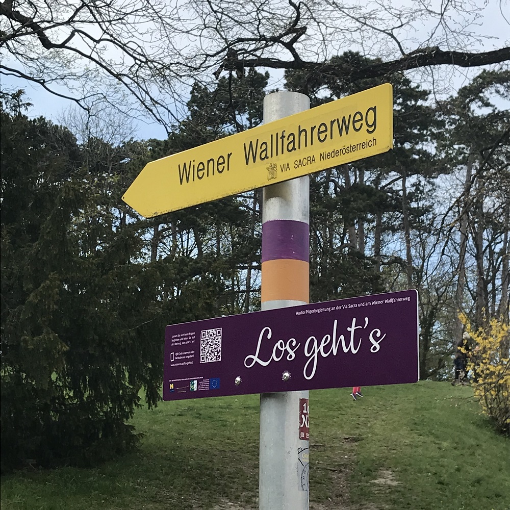 Markierung Wiener Wallfahrerweg