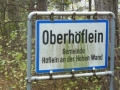 zurück in Oberhöflein