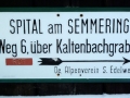 Wegweiser Kaltenbachgraben