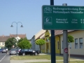 Radwegmarkierung in Zurndorf