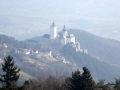 Blick auf die Burg Forchtenstein
